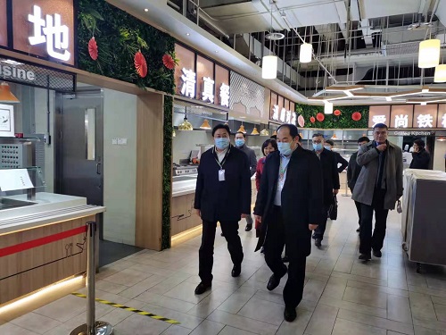 青島市委常委、青島西海岸新區(qū)工委書記、區(qū)委書記孫永紅一行蒞臨聯(lián)想全球總部?健力源餐廳考察指導